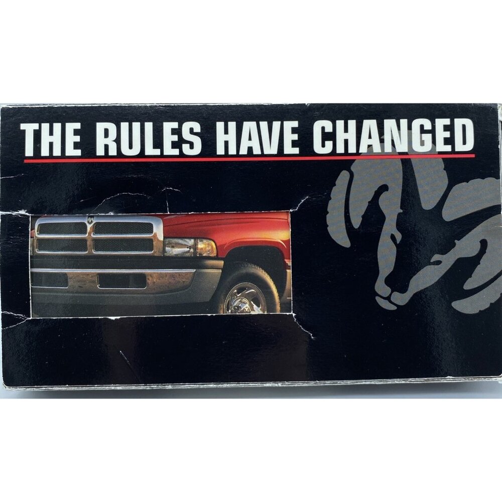 1994 Dodge Ram Pickup Truck VHS Features & Specifications Dealership Advertising
